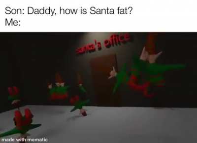 Santa the jolly cave of doom.