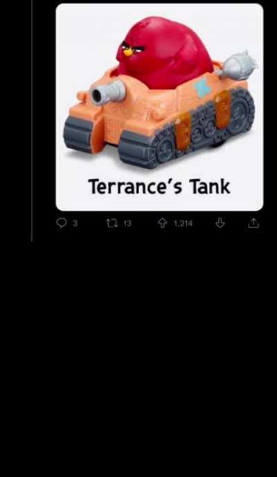 Terrance&rsquo;s tank