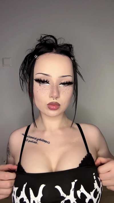 If you&rsquo;ve never titty fucked a goth girl I&rsquo;m happy to be the first