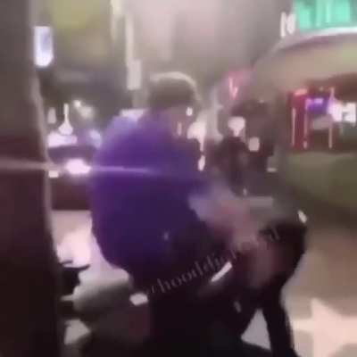 He got his shit rocked