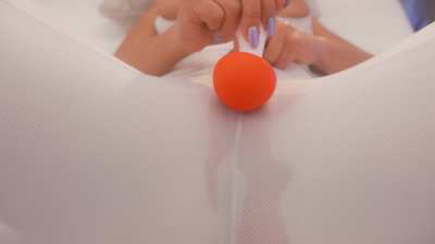 I made a huge mess squirting through my yoga pants 