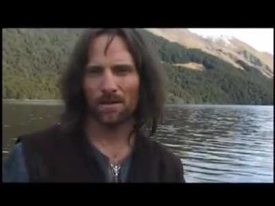 Viggo Mortensen went fishing in between shots while filming the LOTR movies