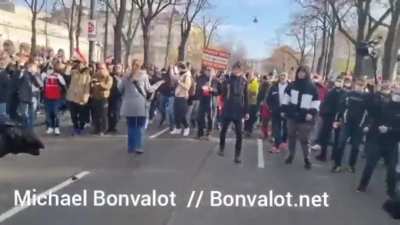 Kommt na Graha &hellip; Wien - Keine Ausschreitungen - Denkt an die Kinder - Israel!!!11!! Demo Wien 20.11.21