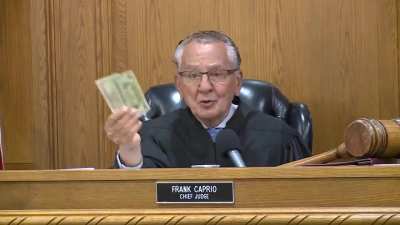 Judge Frank Caprio settles 250$ worth of fines and gives 25$ to pay for guys Uber who had 92&cent; in his account and walked 5 miles just so he could make it to court