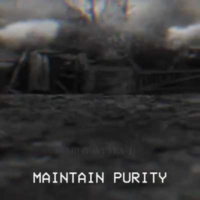 Maintain purity