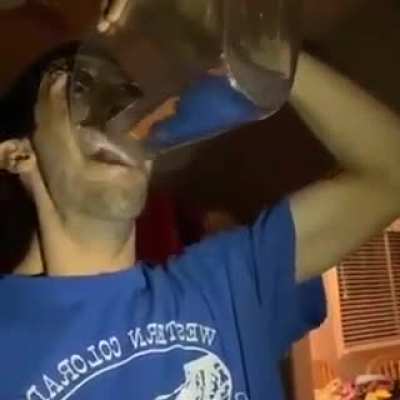 Rare footage of an absolute chad