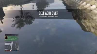 Acid delivery complete&hellip;.to the fish