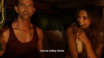 Hrithik and Deepika behind the scenes 