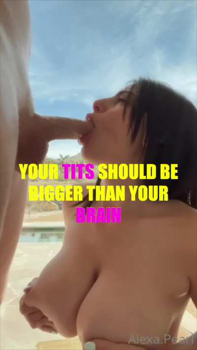 A cunt&rsquo;s worth is determined by her tit size. Put your tit size in the comments to be objectified and rated🤭