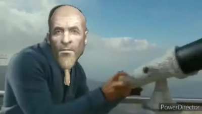 Klimmek watching the dragonborn take supplies to high hrothgar for him after telling him that theres only wolves and strays up there: