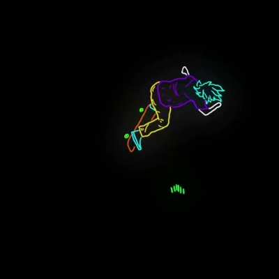 made a little animation. drew it frame by frame :)