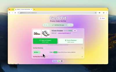 Made a URL shortcut you can use to find working promo codes at MSCHF