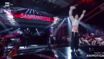TumbluManeskin a Sanremo