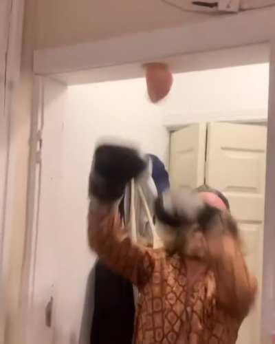 Training to fight Jake Paul
