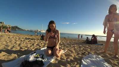 Becca and Hafu in Hawaii - Day 2