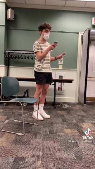 Man goes to a public board meeting in Upstate NY to discuss marijuana policy and ends up destroying them.