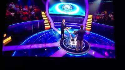 First question wrong on Who Wants To Be A Millionaire