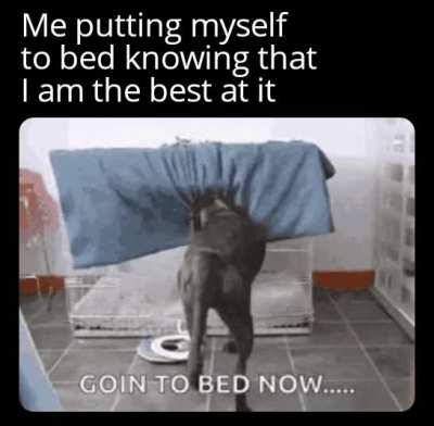 Time for bed