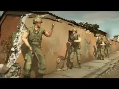 The intro of Battlefield Vietnam. Explanation: its use is to describe something like going to war over something or as to describe your going to do something dangerous or stupid. Examples "Me and the boys when Among us 2 releases" or "Me and the boys on o