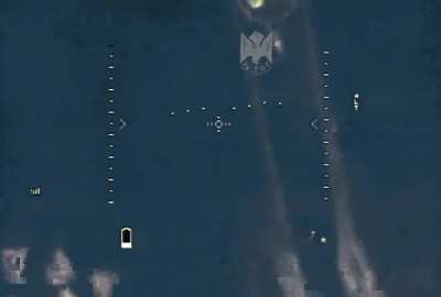 Ukraine's "Rarog" drone group hit a Russian BMP-2 on the move at night, as well a crew member, followed by hits on more armored vehicles, and a T80 tank. Feb. 23 '24 post