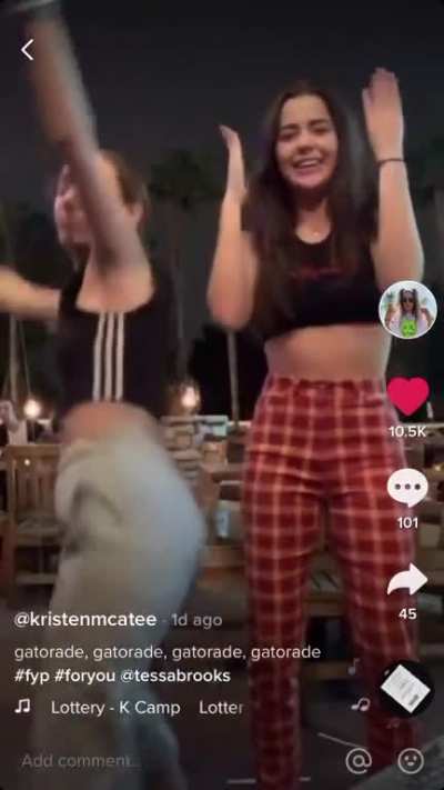 Kristen Throwing Ass on TikTok
