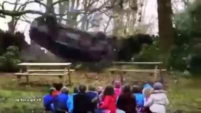 amogus car crash