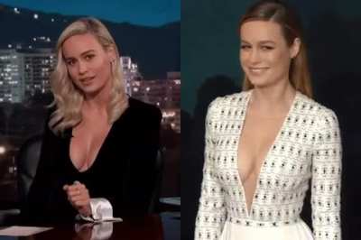 Brie Larson showing off her big fuckable tits