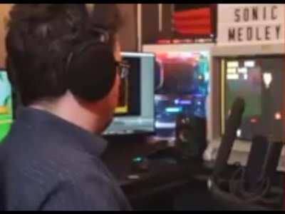 just a guy playing his games