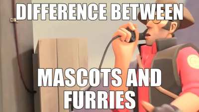 The difference between being a mascot and a being a furry