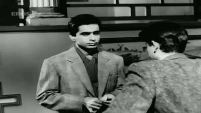 Andaz (1949) Contrast in Body language: one is distributed, one is still. Raj is hurling accusations, attacks with body language &amp;amp; words, pointing fingers several times. Dilip is defensive with body language; every word is measured. Their moves, calcu