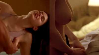 Alexandra Daddario sexy compilation - split screen