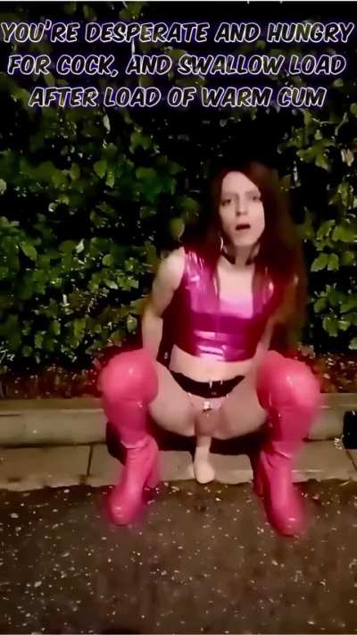 This is where you&rsquo;ll end up cuck. All that cum you lick from your wife&rsquo;s pussy, and all those bulls cocks you suck clean, after they&rsquo;ve fucked your wife will make you realise that you&rsquo;re really a sissy fuck hole and cum dump for real men.