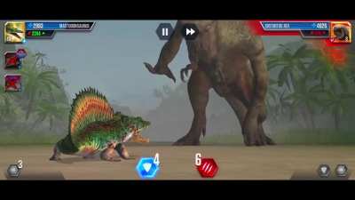 D REX VS MASTODONSAURUS
