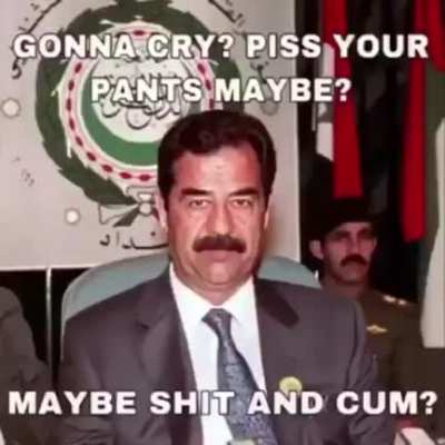 You gonna cry?