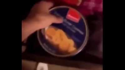Who tf puts cookies in the sewing kit tho