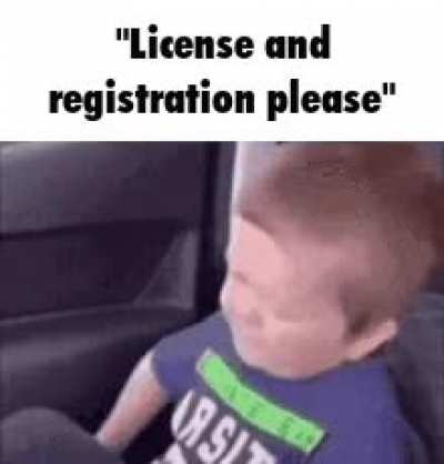 When you get pulled over after returning to the states from the loot party in Ukraine