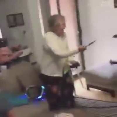Don"t play with grandma again 😂