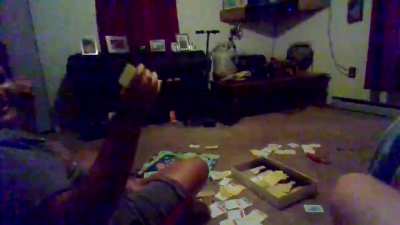 When the angry guy losses at monopoly