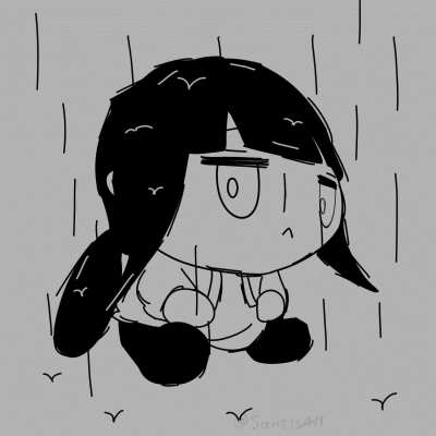 She lost her umbrella or something
