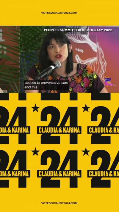 &ldquo;Texas, where people froze to death&hellip;because of climate change, because of greedy for-profit electrical companies&hellip;Texas, one of the worst rates of hunger and poverty for children.&rdquo; Karina Garcia at the People&rsquo;s Summit for Democracy 2022