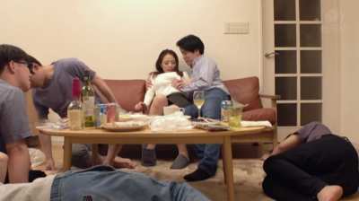 A hand-written invitation got her to the reunion! A few too many drinks sealed the deal! ~ Mako Oda in LULU-934