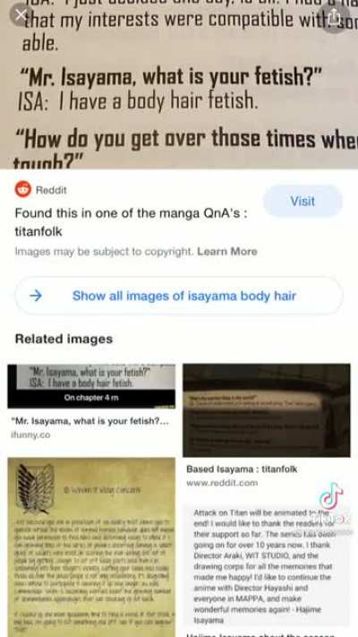 Hacksayama has a body hair fetish💀