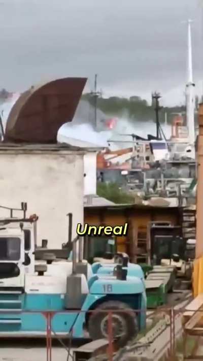 Ship in Sevastopol Bay hit with anti-ship missile [unconfirmed]