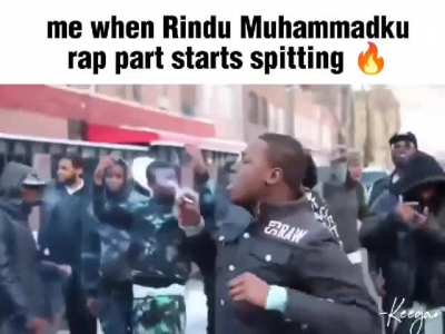Self-proclaimed "free thinkers" when "Rindu Muhammadku" song start playing. 