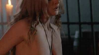 Rebecca Ferguson's perfect tits taking care of my morning wood