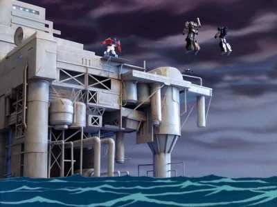 "So long Prime, have a nice swim!" G1 stop motion gif