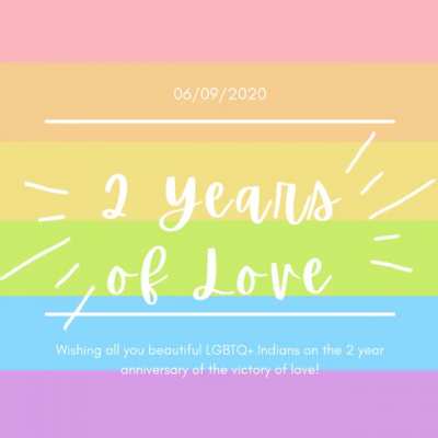 Conratulations on 2 Years without Section 377!