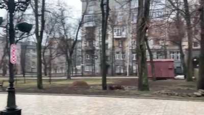 Right NOW ..Sirens sound in the ukrainian city Donetsk . after separatist leader announced the evacuation of civilians to Russia.