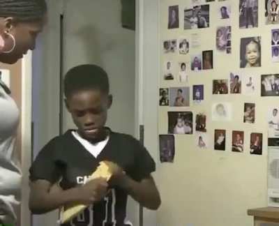 Little boy is in trouble
