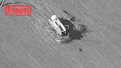 Russian BUK air defense system in one area of the frontlines destroyed by Ukrainian SOF